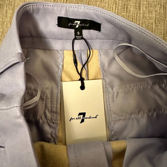 7 for all Mankind Blazer and Shorts Faux Leather Set - Picture 7 of 7